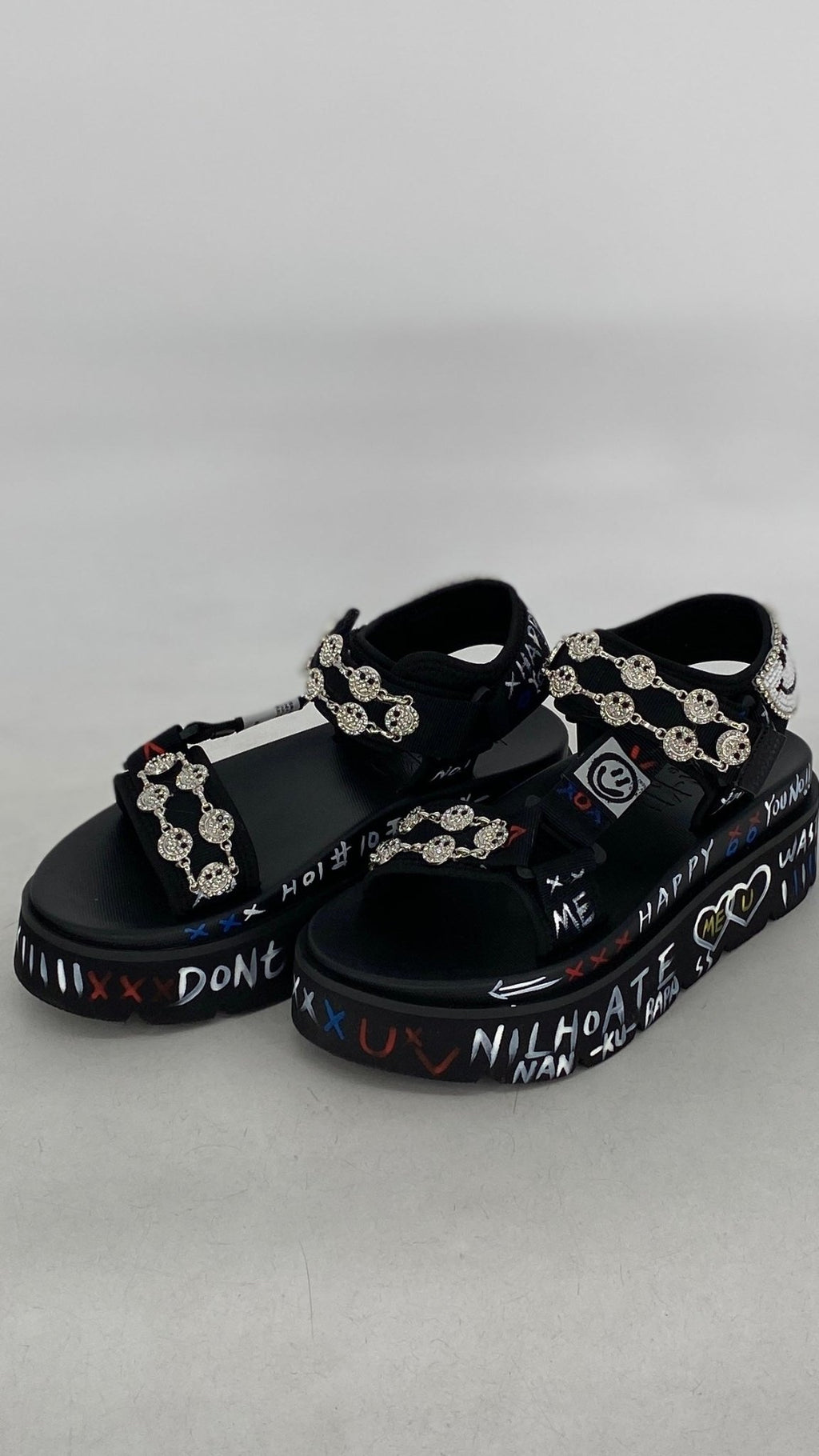 Sandalen NAN - NU "HAPPY", schwarz, creme - By Elena FashionBy Elena Fashion