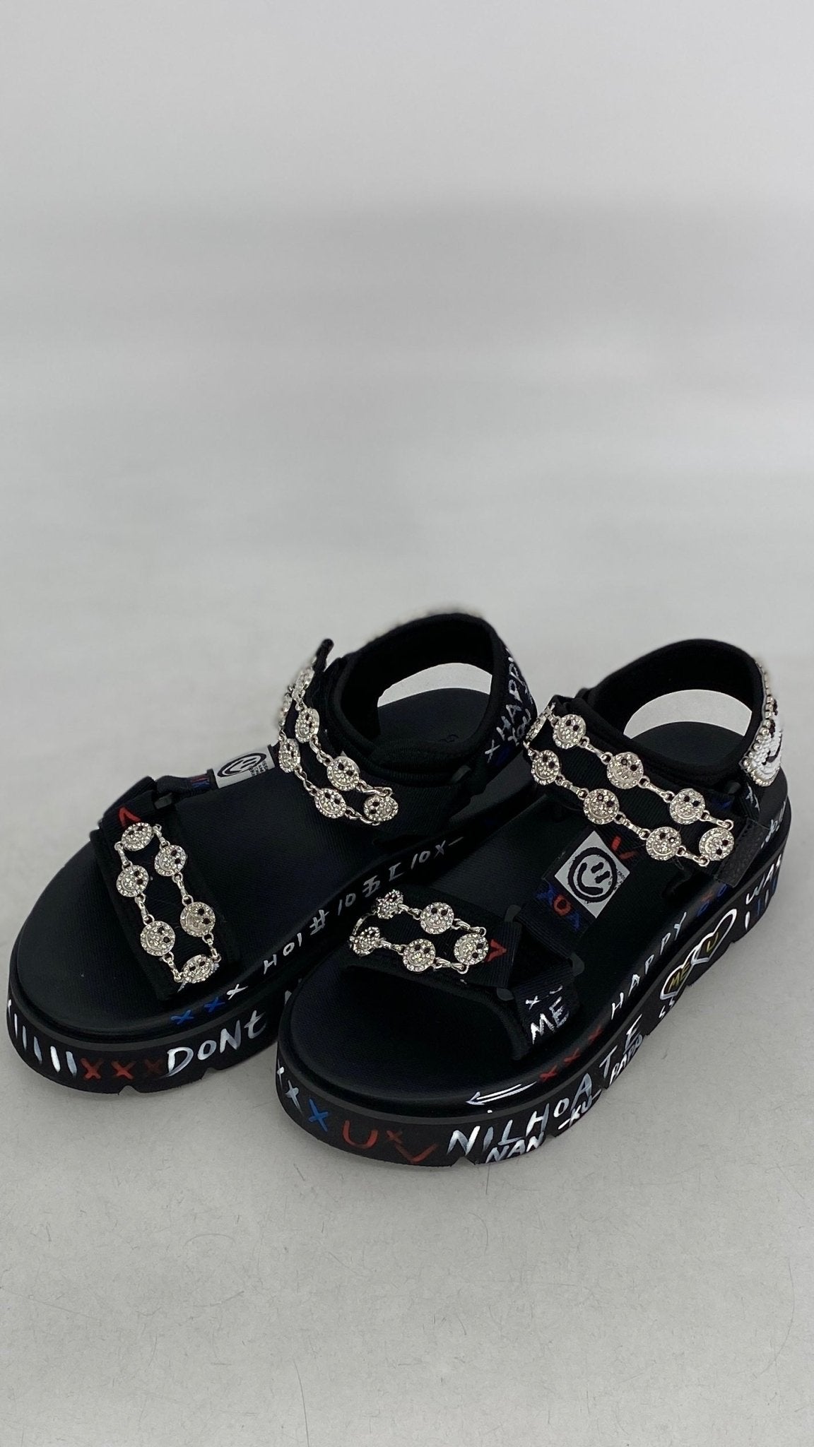 Sandalen NAN - NU "HAPPY", schwarz, creme - By Elena FashionBy Elena Fashion