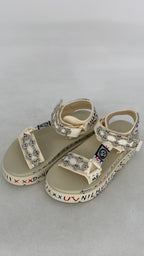 Sandalen NAN - NU "HAPPY", schwarz, creme - By Elena FashionBy Elena Fashion