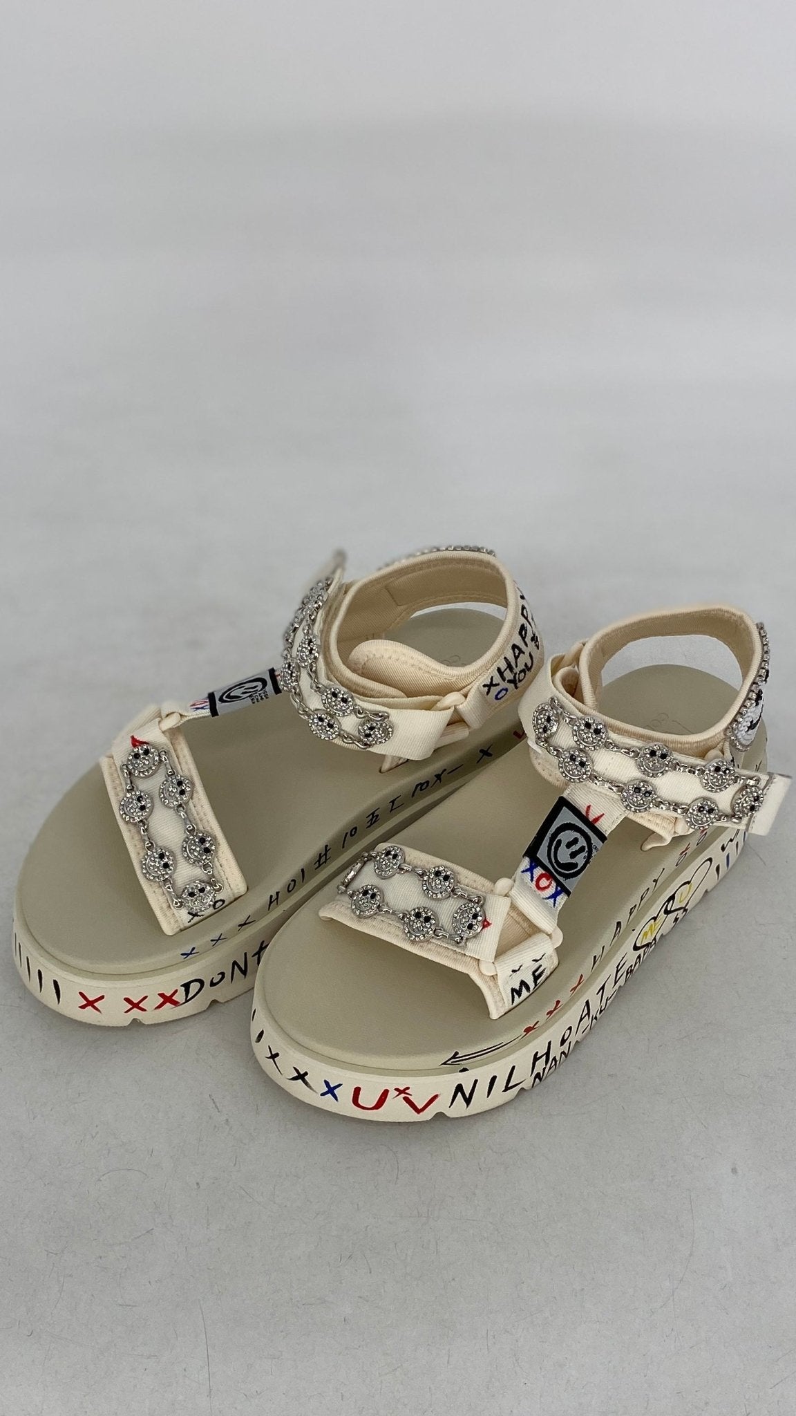 Sandalen NAN - NU "HAPPY", schwarz, creme - By Elena FashionBy Elena Fashion