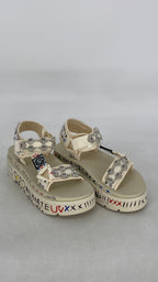 Sandalen NAN - NU "HAPPY", schwarz, creme - By Elena FashionBy Elena Fashion