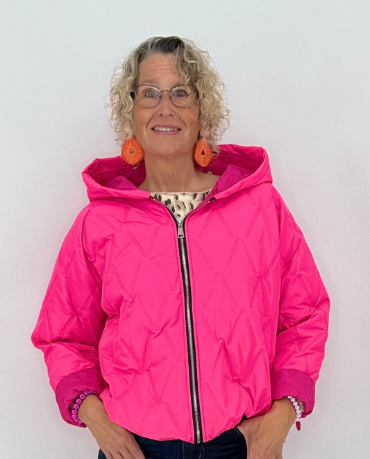Leichte Steppjacke, pink