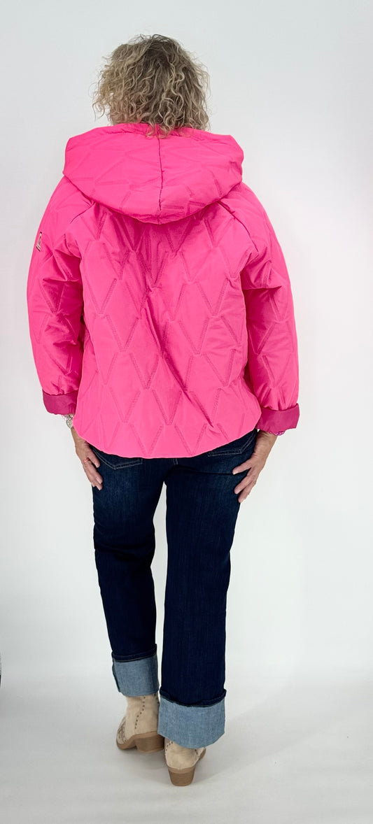 Leichte Steppjacke, pink