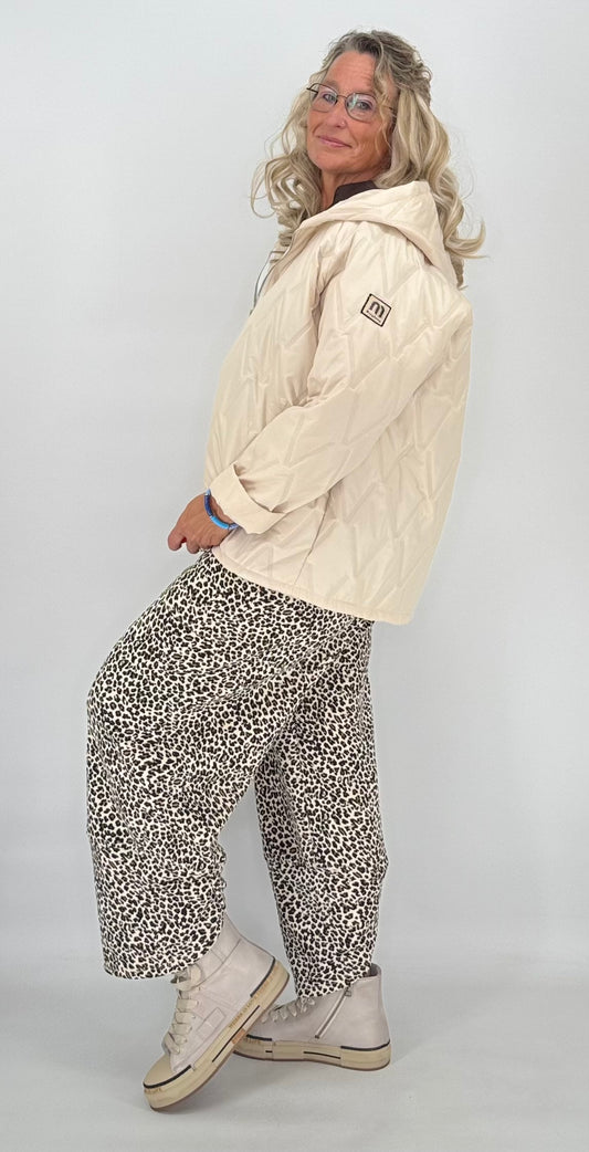 Leichte Steppjacke, beige