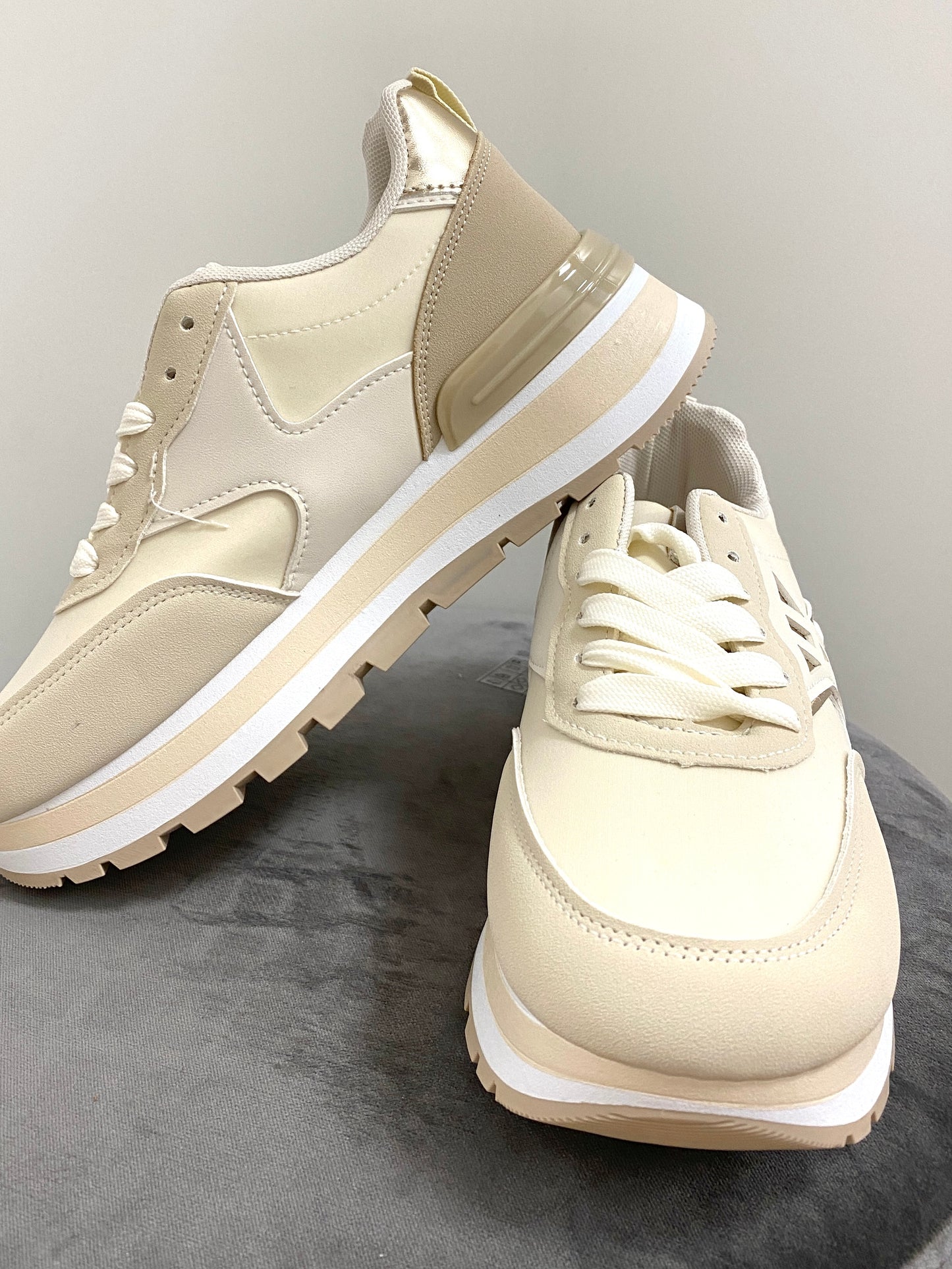 Sneaker "Allrounder"  beige/gold