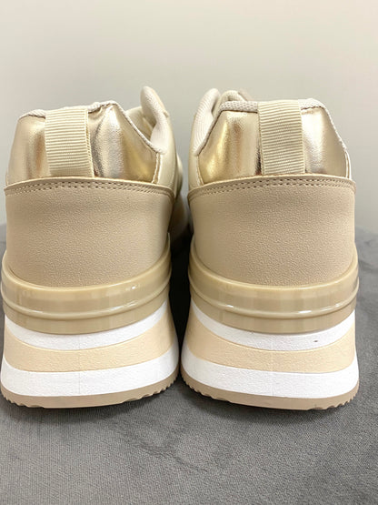 Sneaker "Allrounder"  beige/gold