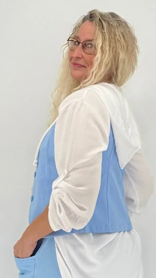 Weste in Blau - By Elena FashionBy Elena Fashion