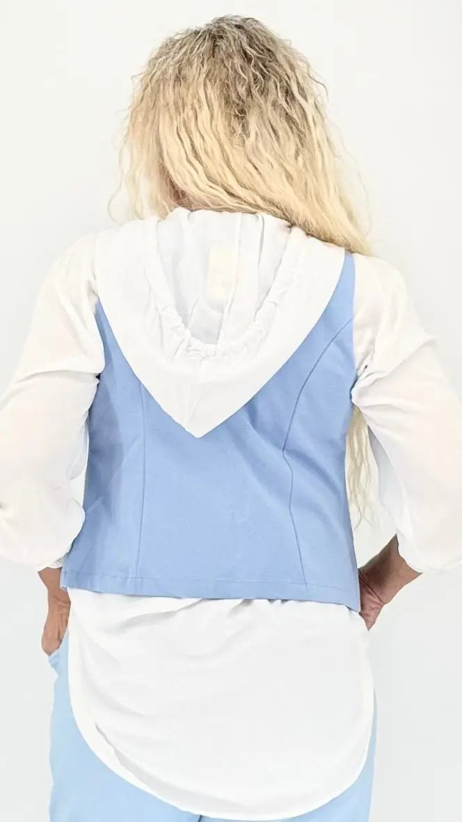 Weste in Blau - By Elena FashionBy Elena Fashion