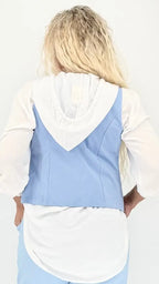 Weste in Blau - By Elena FashionBy Elena Fashion