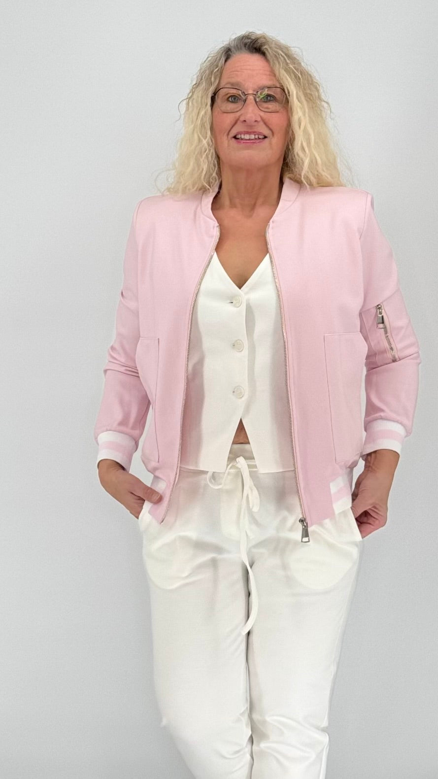 ESVIVID Bomberjacke in Rosa