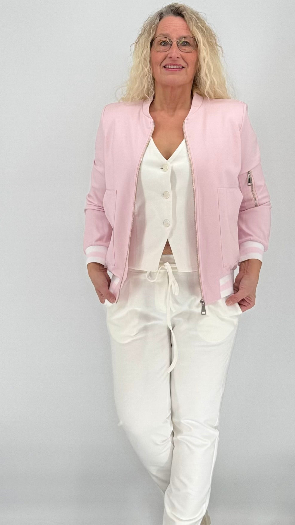 ESVIVID Bomberjacke in Rosa