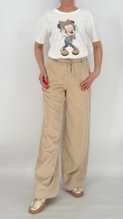 Sommer Hose beige
