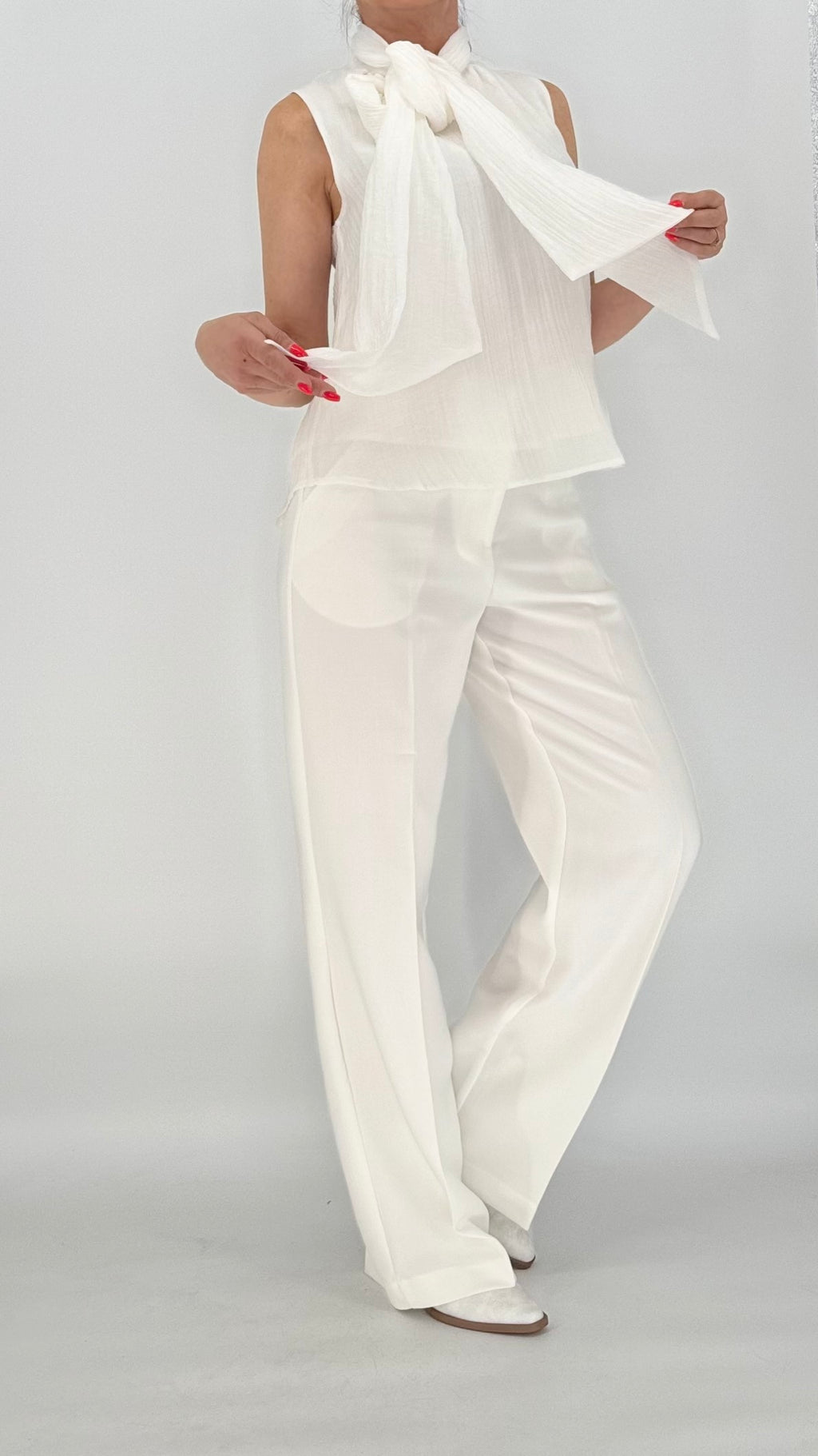 PEPPERCORN Hose, weiß