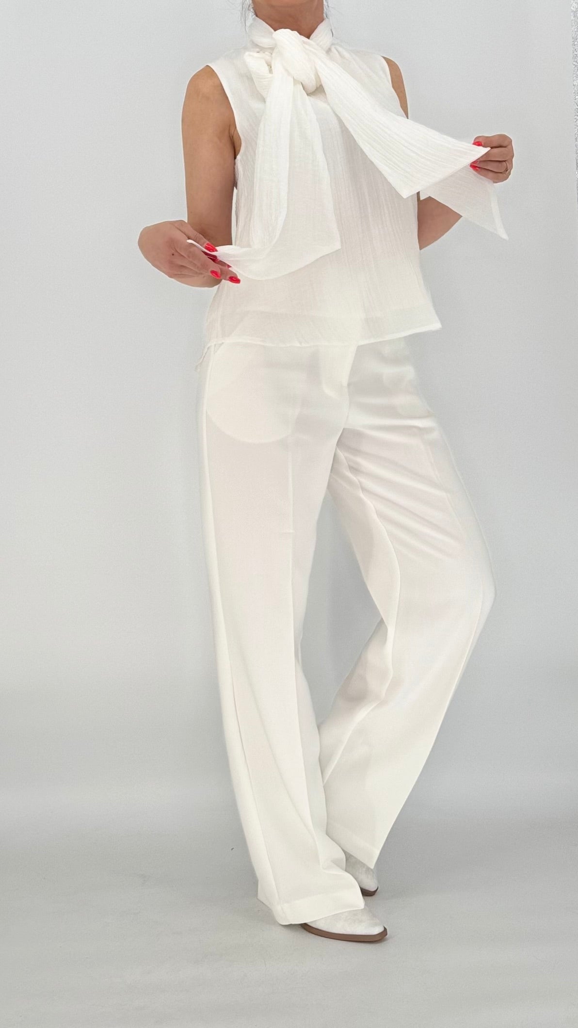 PEPPERCORN Hose, weiß