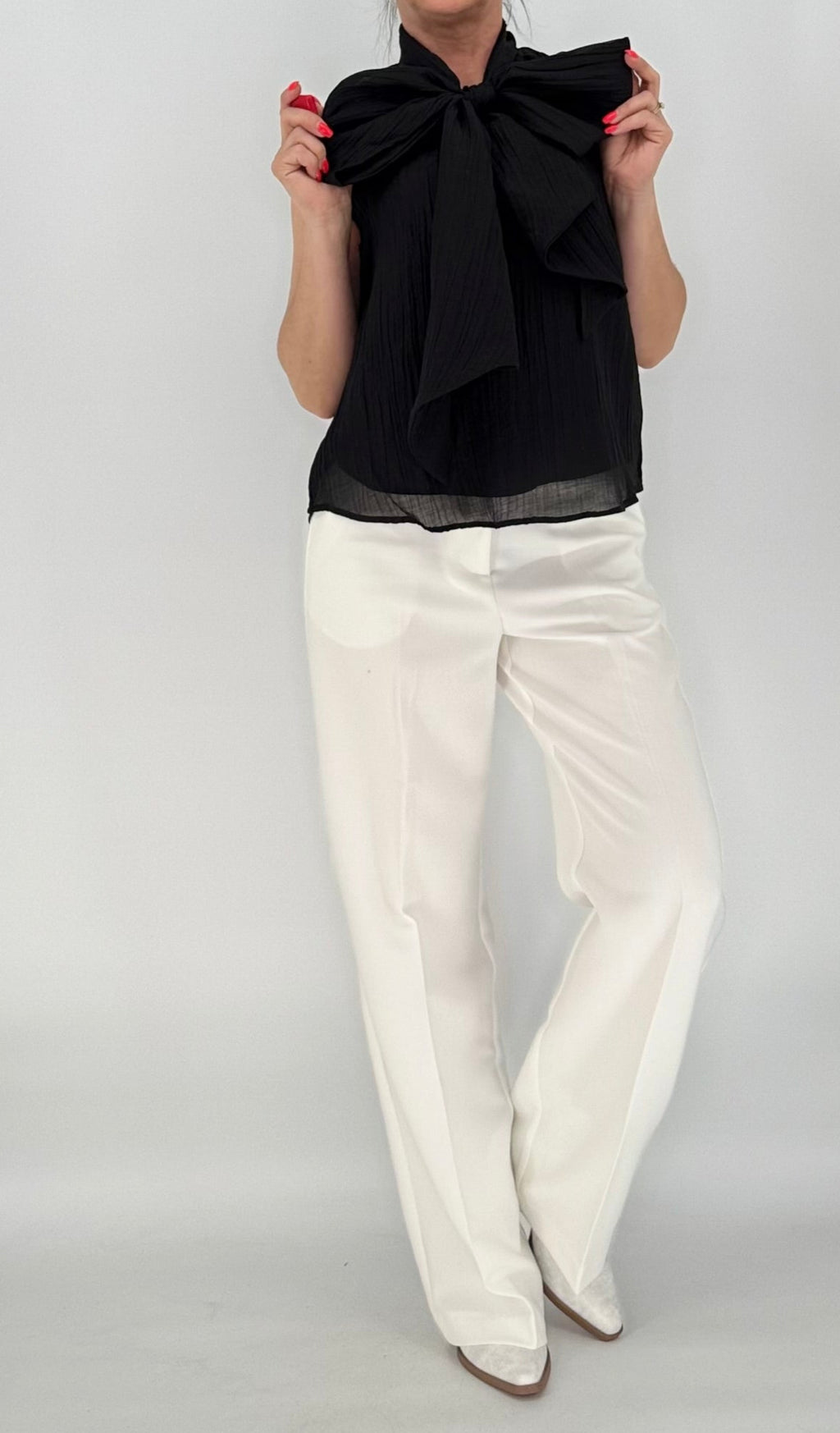 PEPPERCORN Hose, weiß