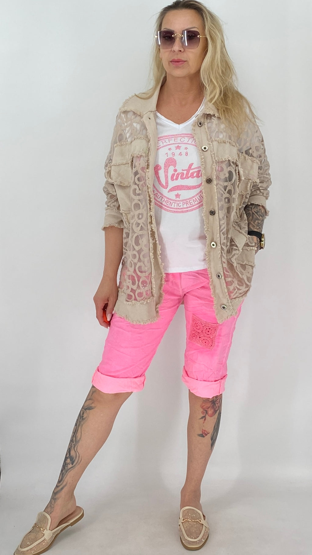 Lechte Jacke in Beige