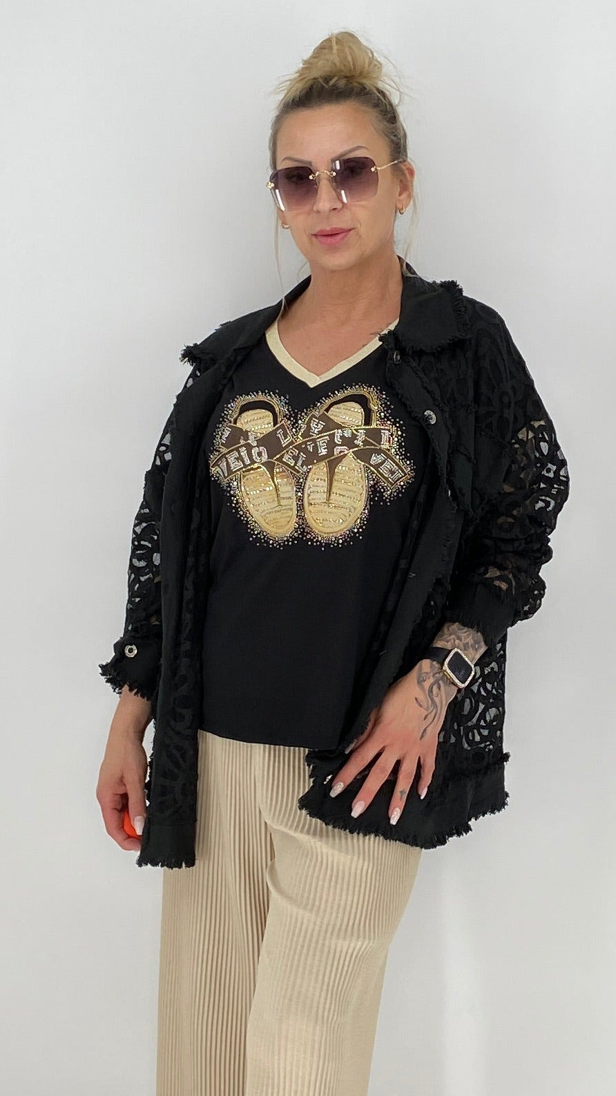 Lechte Jacke in Schwarz