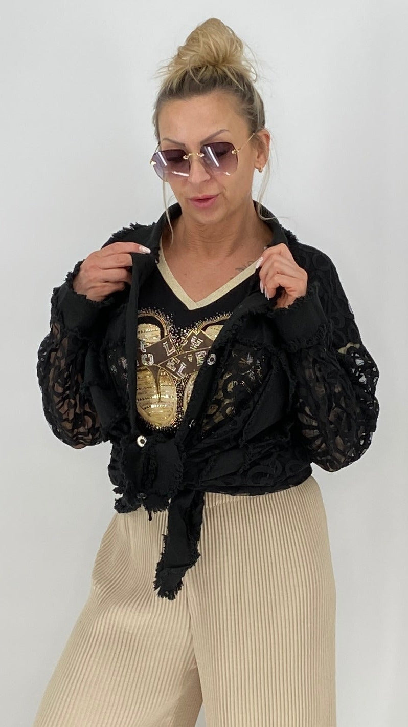Lechte Jacke in Schwarz