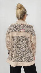 Lechte Jacke in Beige