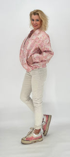 Bomber-Jacke rosa