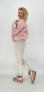 Bomber-Jacke rosa