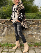 Stiefel, Cowboystiefel beige kurz DE326S