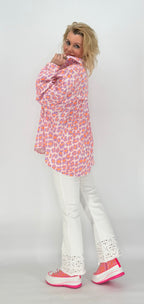 Bluse 100% Baumwolle "Leo" flieder