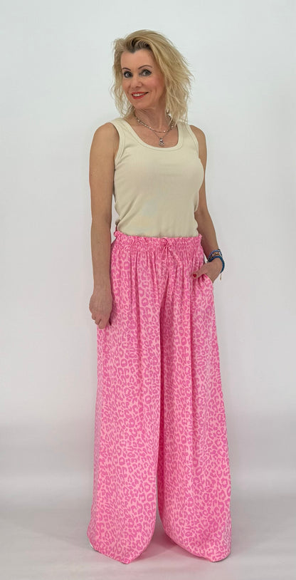 Sommer Hose Viskose/Seide
