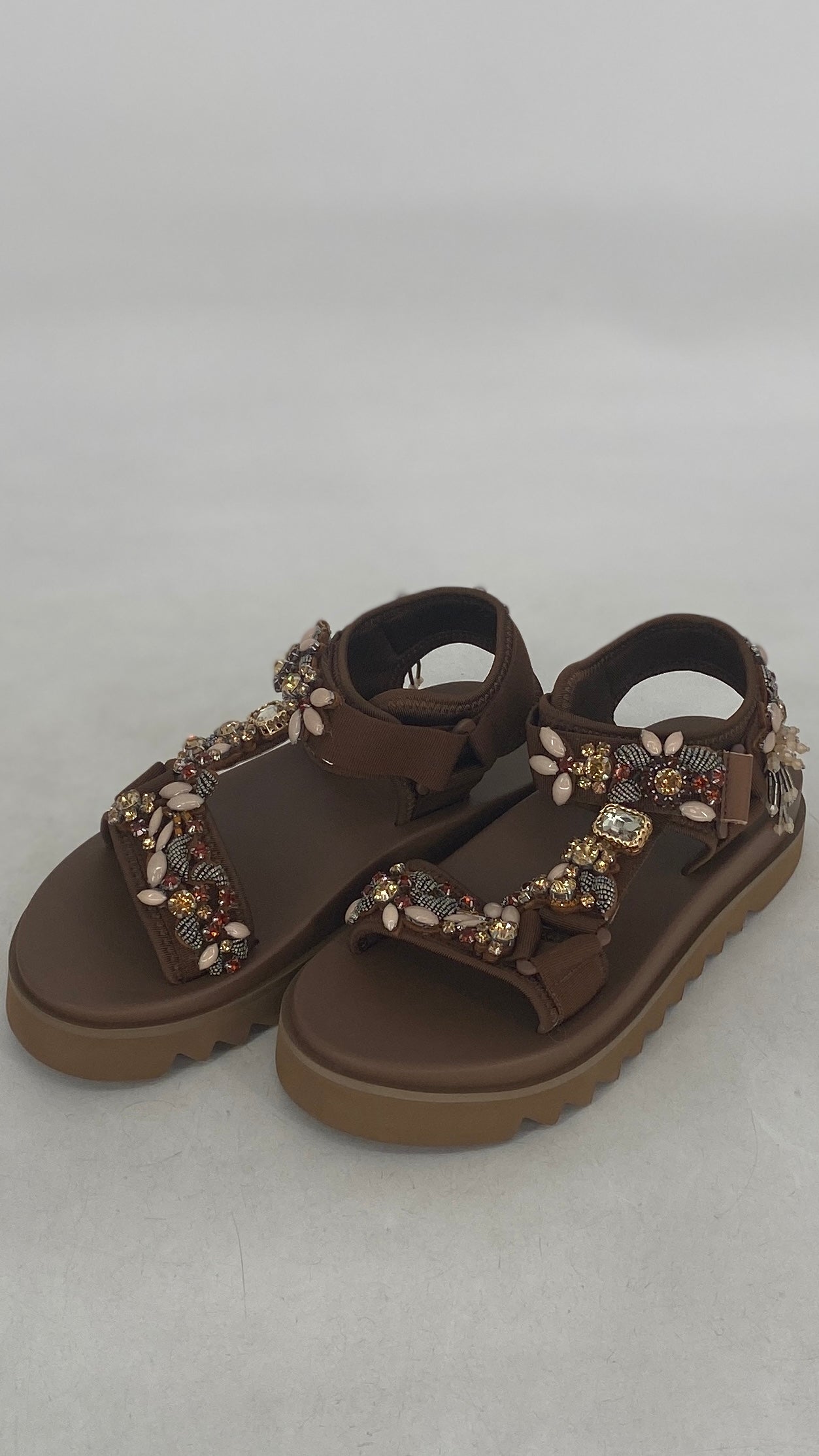 Sandalen NAN-NU, Coffee