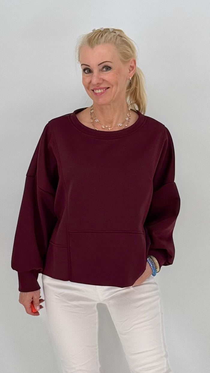 Shirt "Bella", beige, braun, bordo