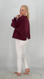 Shirt "Bella", beige, braun, bordo