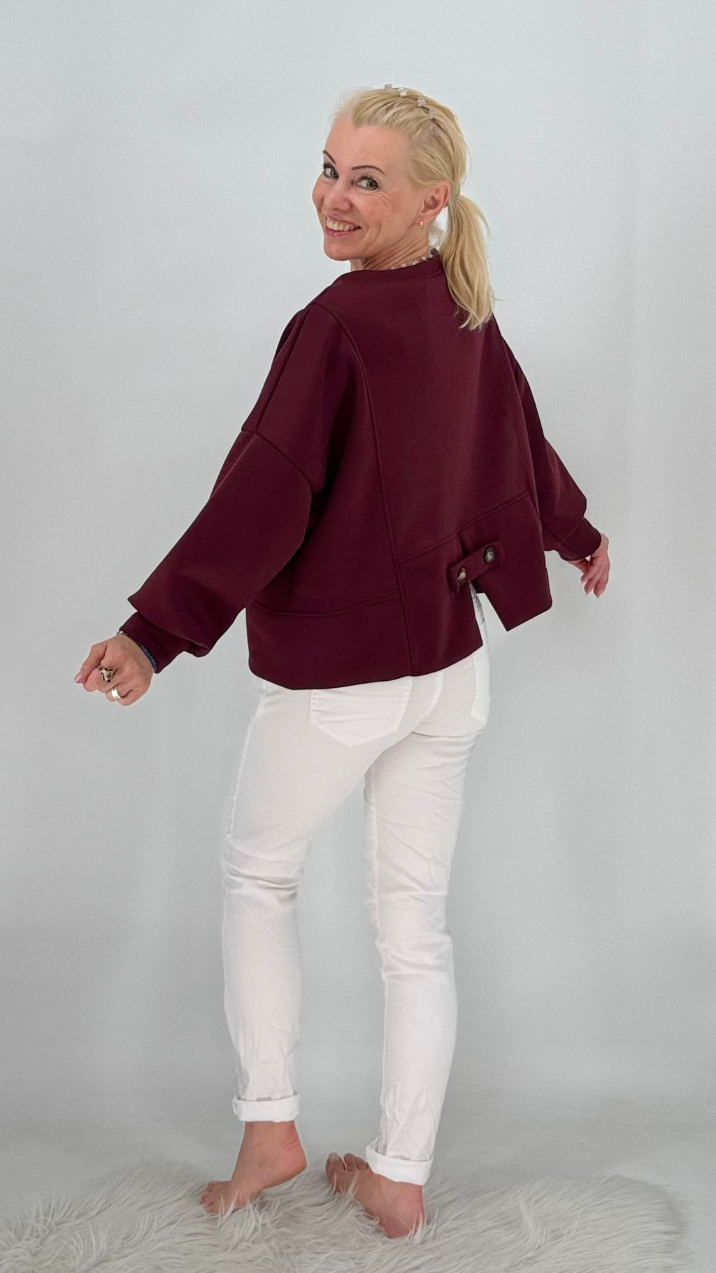 Shirt "Bella", beige, braun, bordo