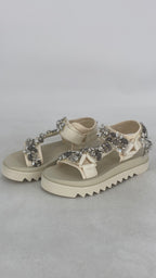 Sandalen NAN-KU in Creme