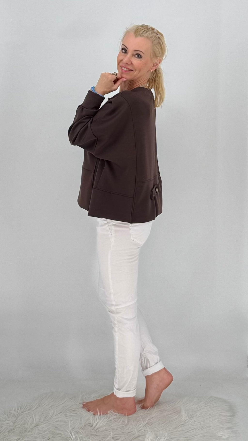 Shirt "Bella", beige, braun, bordo
