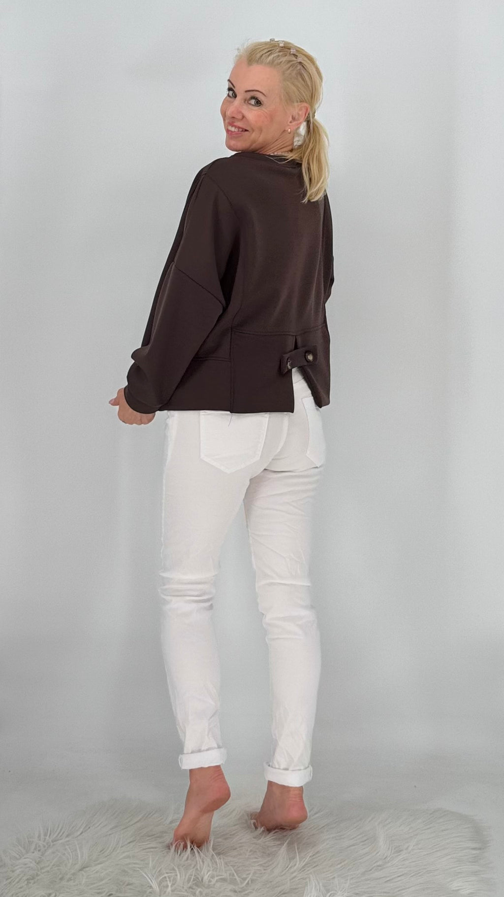 Shirt "Bella", beige, braun, bordo