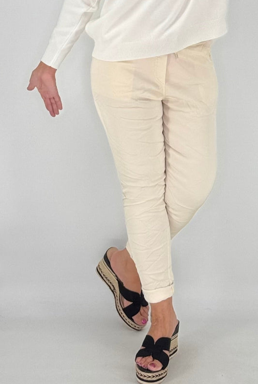 Jogpants, beige