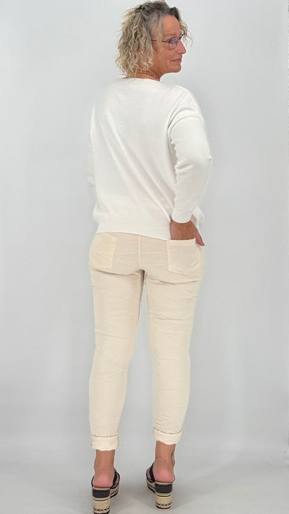 Jogpants, beige