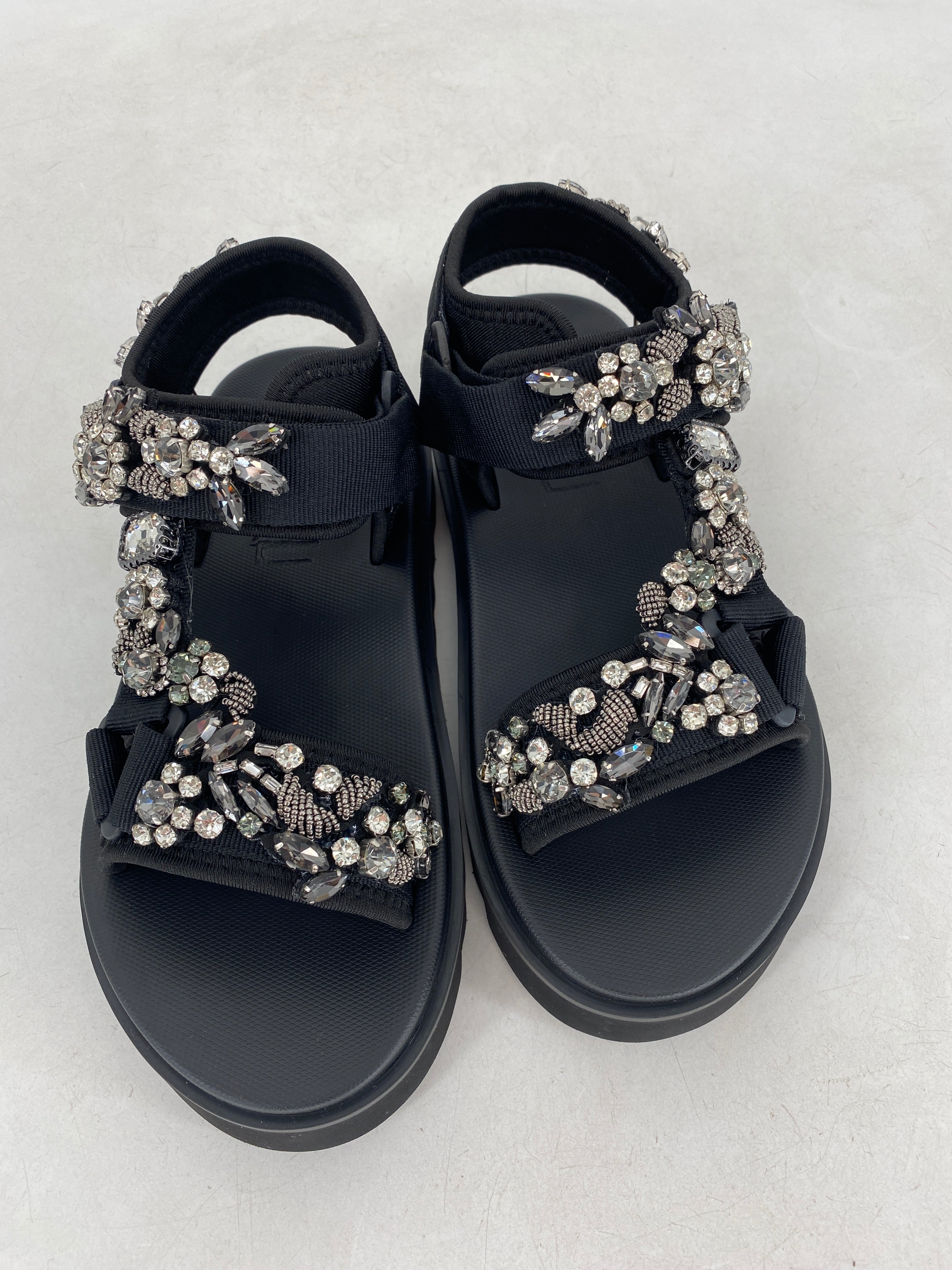 Schwarze Sandalen NAN-NU