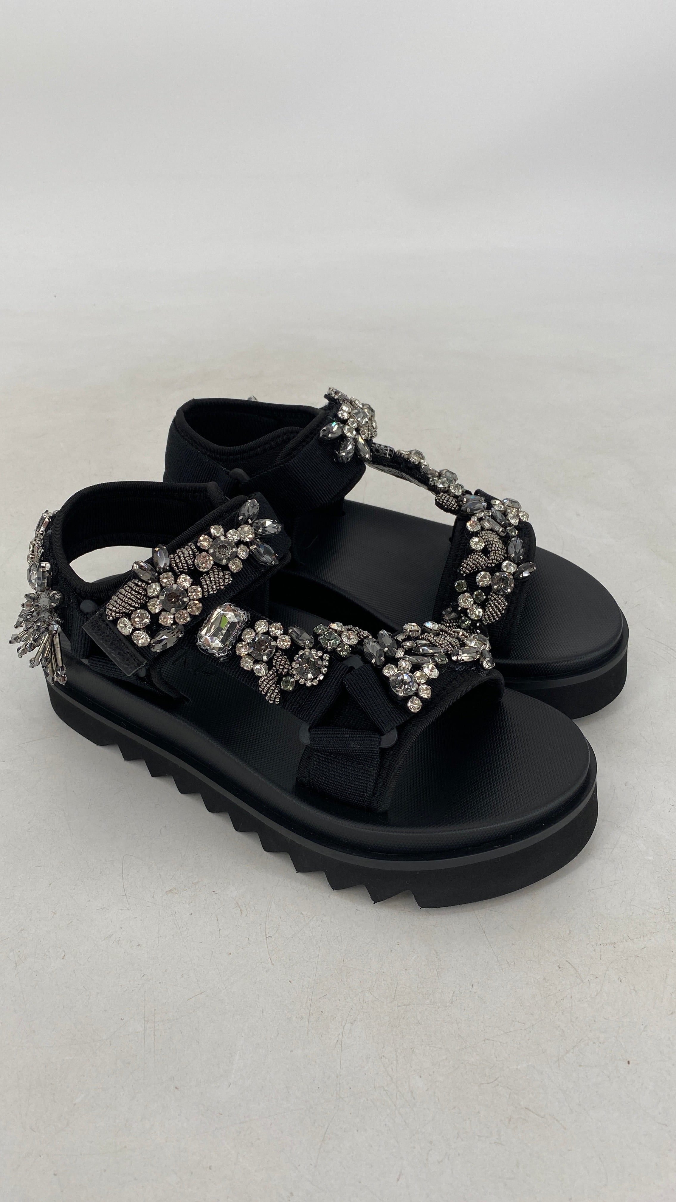 Schwarze Sandalen NAN-NU