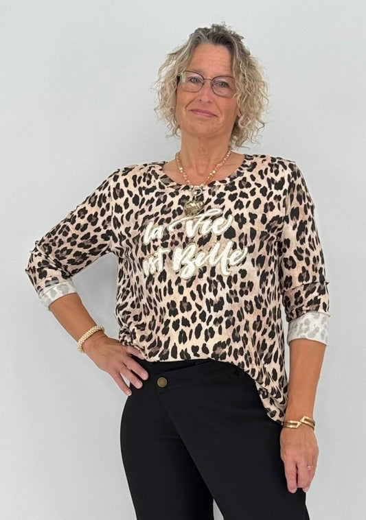 Leo Sweatshirt, "La Vie Est Belle"
