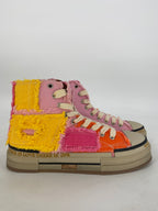 Sneaker Rebecca White Y51-1-B.V1 pink/gelb