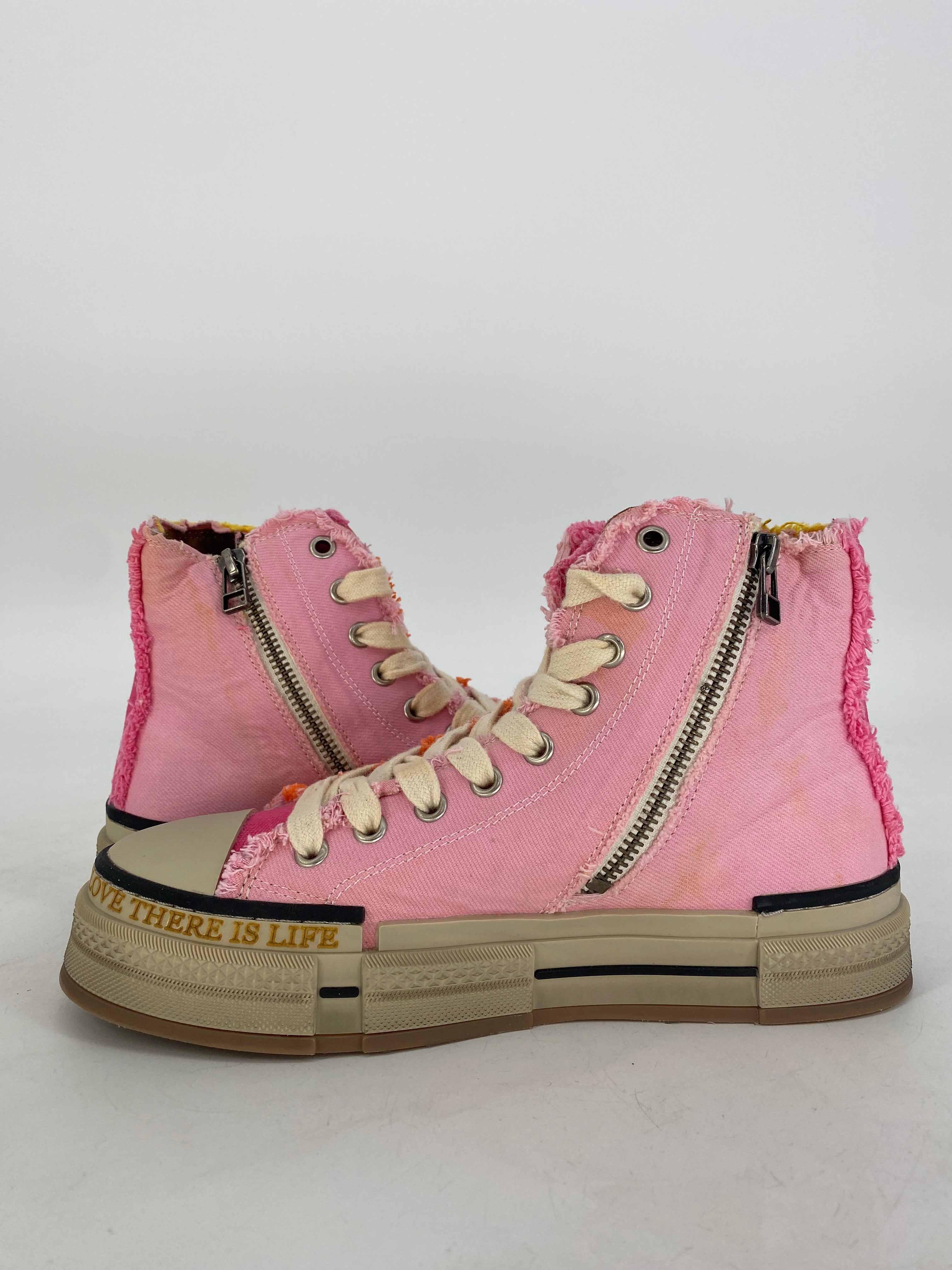 Sneaker Rebecca White Y51-1-B.V1 pink/gelb