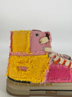 Sneaker Rebecca White Y51-1-B.V1 pink/gelb