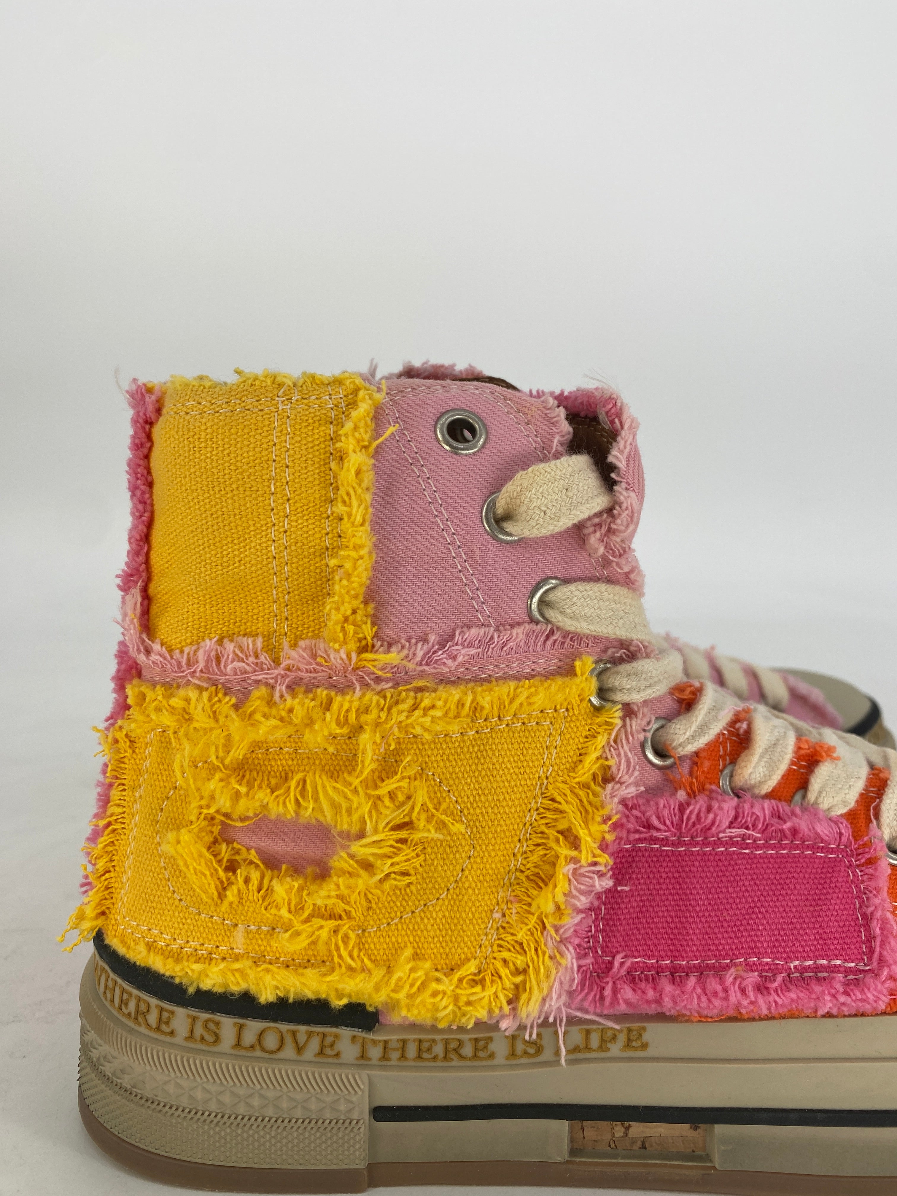 Sneaker Rebecca White Y51-1-B.V1 pink/gelb