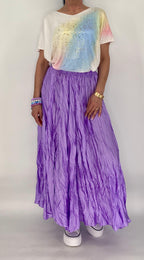 Maxi Rock in flieder