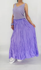 Maxi Rock in flieder