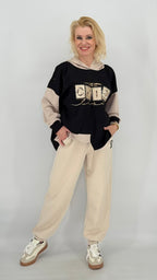 Jogpants Hose, creme