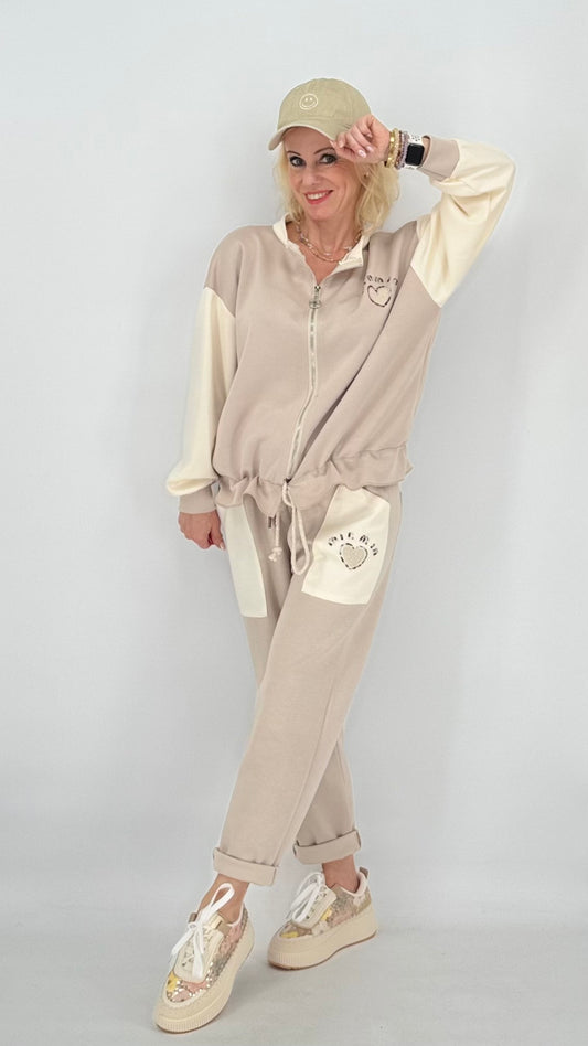 Jacke, Beige/Creme "min"
