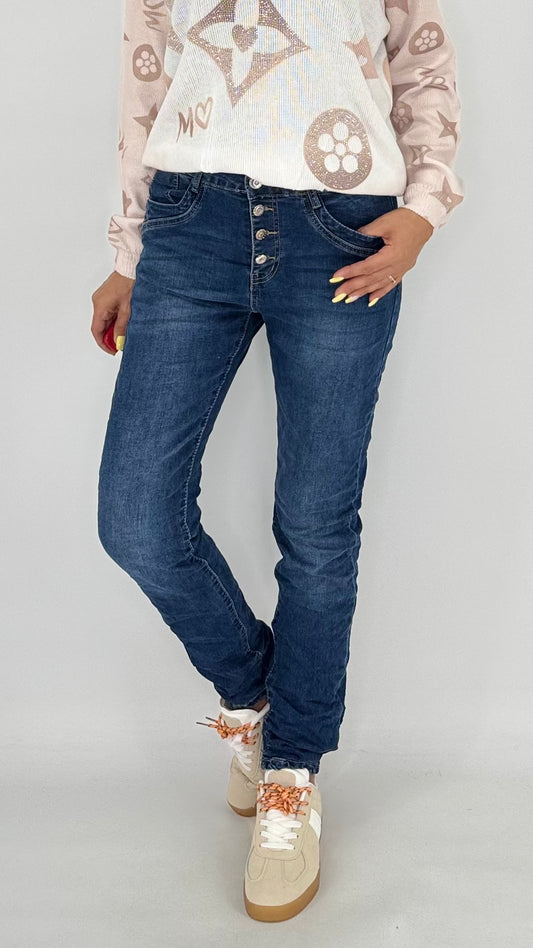 Jeans Karostar, dunkelblau