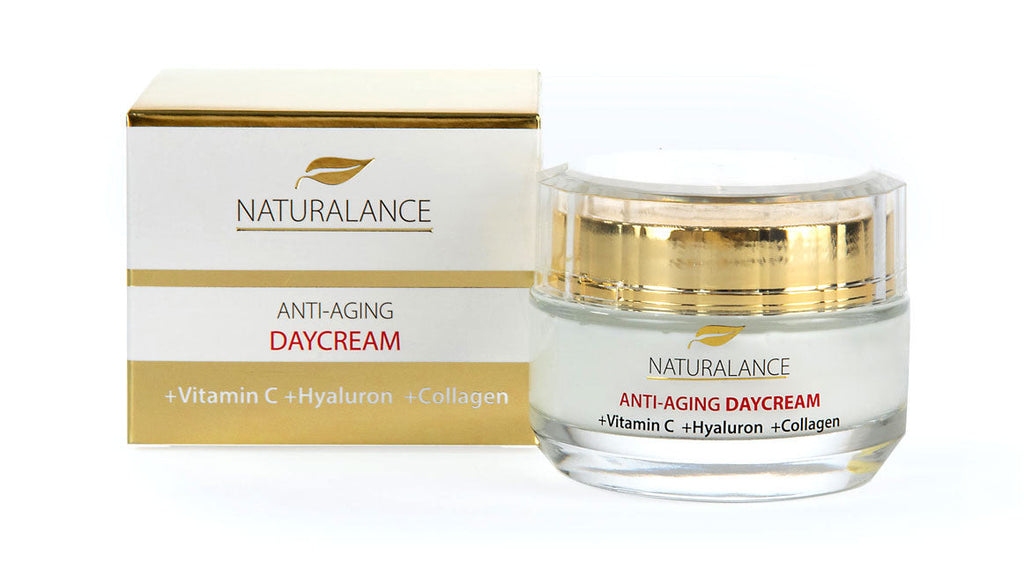 Naturalance Anti-Age Tagescreme mit Kollagen, Hyaluron, Vitamin C